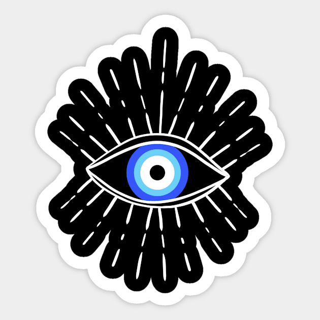 Mati Eye for Greek Fans Sticker by c1337s